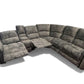 Grange Fabric Modular Electric Corner Sofa - With USB Ports