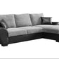 Greystoke Fabric Jumbo Cord Corner Sofa Bed