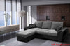 Greystoke Fabric Jumbo Cord Corner Sofa Bed