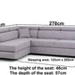 Hilton Storage Corner Sofa Bed With Headrests