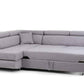 Hilton Storage Corner Sofa Bed With Headrests