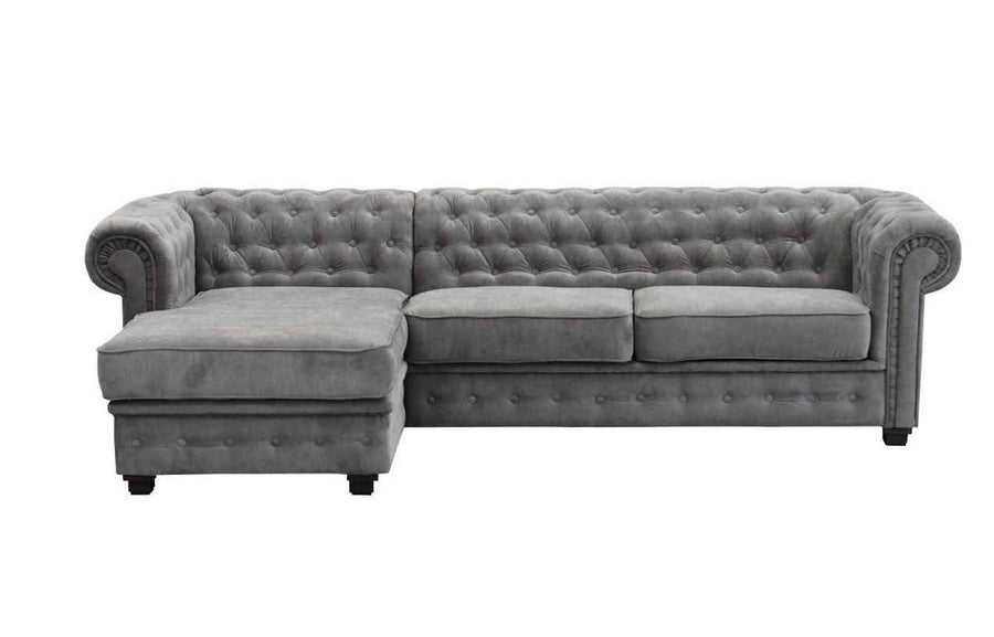 Ireby Fabric Chesterfield Corner Sofa
