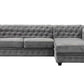 Ireby Chesterfield Corner sofa - Grey