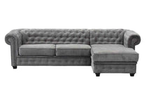 Ireby Fabric Corner Sofa - Premium Luxury Chesterfield | LSW Sofas