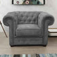 Ireby Chesterfield Fabric Sofa Collection