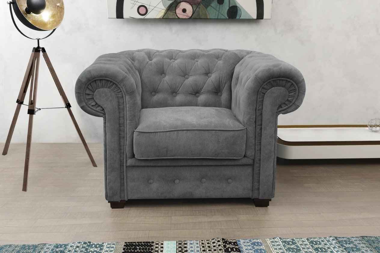 Ireby Chesterfield Fabric Sofa Collection
