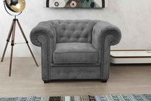 Ireby Premium Fabric Chesterfield Sofa - LSW Sofas