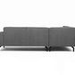 Matterdale Grey Fabric Corner Sofa