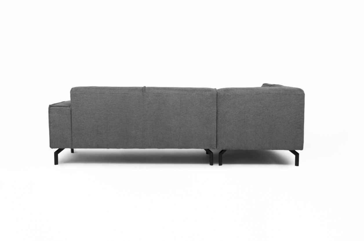 Matterdale Grey Fabric Corner Sofa