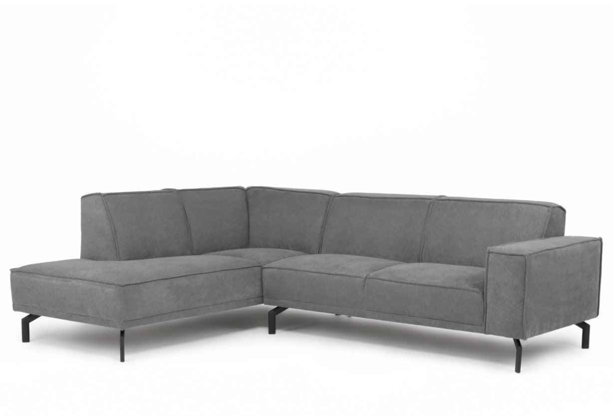 Matterdale Grey Fabric Corner Sofa