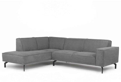 Matterdale Grey Fabric Corner Sofa