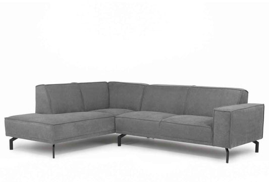 Matterdale Grey Fabric Corner Sofa