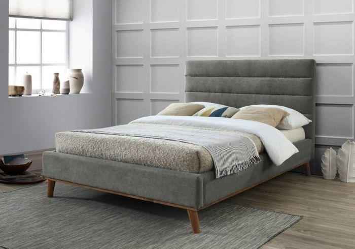 Mayfair Premium Fabric Bed - Luxury Double Bed Frame | LSW Sofas