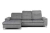Mosedale Fabric Corner Sofa Bed - Grey
