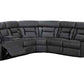 Newton Power Recliner Corner Sofa In Grey