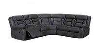 Newton Tech Fabric Premium Power Recliner Corner Sofa | LSW Sofas