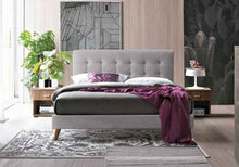 Novara Premium Fabric Bed - Luxury Upholstered Frame | LSW Sofas