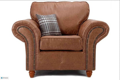 Orton Leather Sofa Set