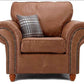 Orton Leather Sofa Set