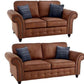 Orton Leather Sofa Set