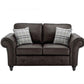 Orton Leather Sofa Set