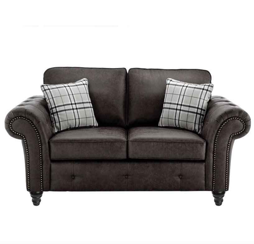 Orton Leather Sofa Set