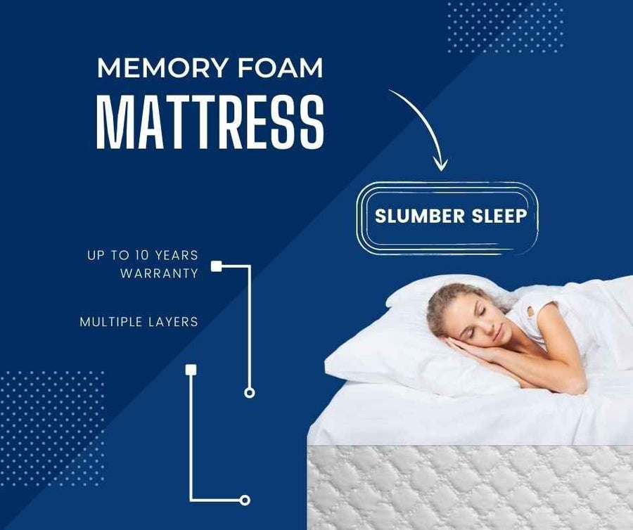 Premium 2000 Fabric Memory Foam Luxury Mattress | LSW Sofas