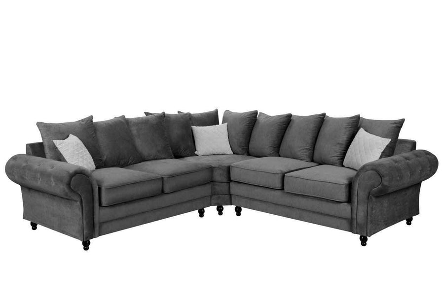Rockliffe Fabric Chesterfield Corner Sofa