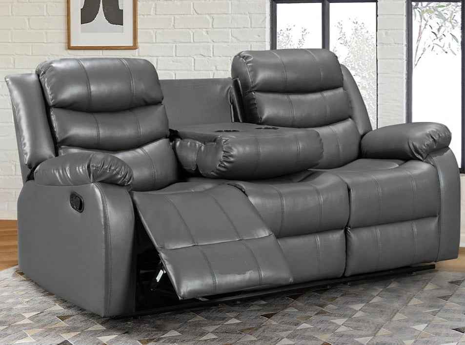 Rosley  LeatherAire Recliner Sofa