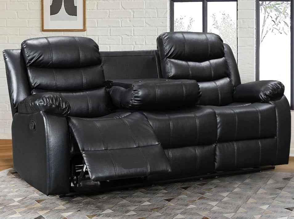 Rosley  LeatherAire Recliner Sofa