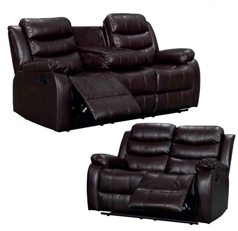Rosley  LeatherAire Recliner Sofa
