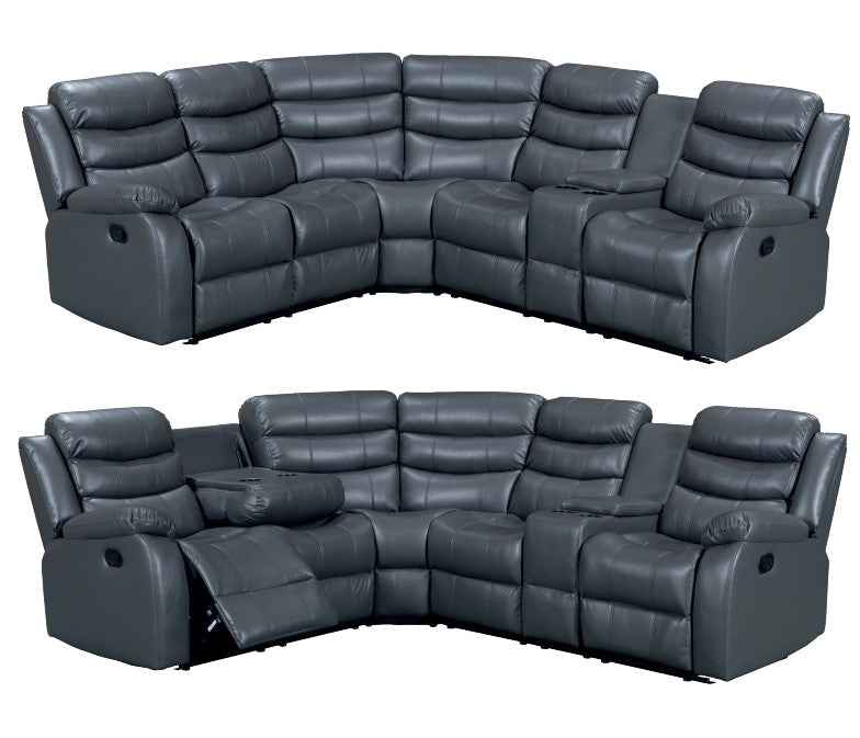 Rosley  LeatherAire Recliner Corner Sofa