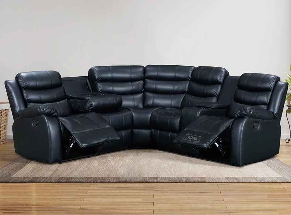 Rosley  LeatherAire Recliner Corner Sofa