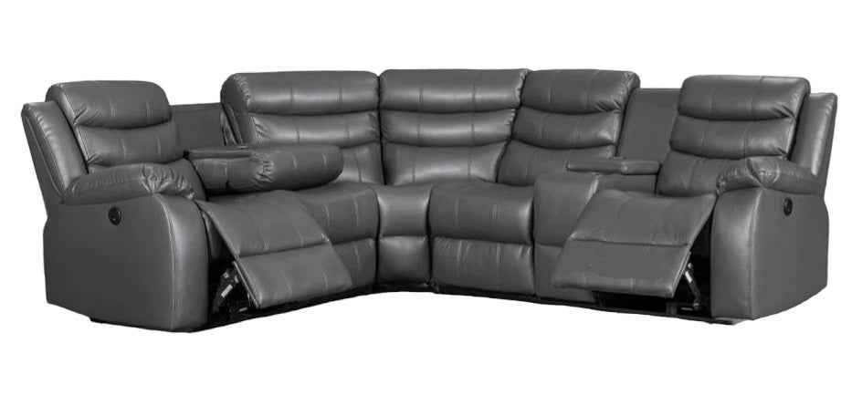 Rosley  LeatherAire Recliner Corner Sofa