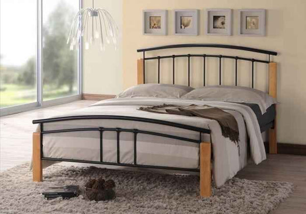 Tetras Premium Metal Bed - Luxury Modern Frame | LSW Sofas