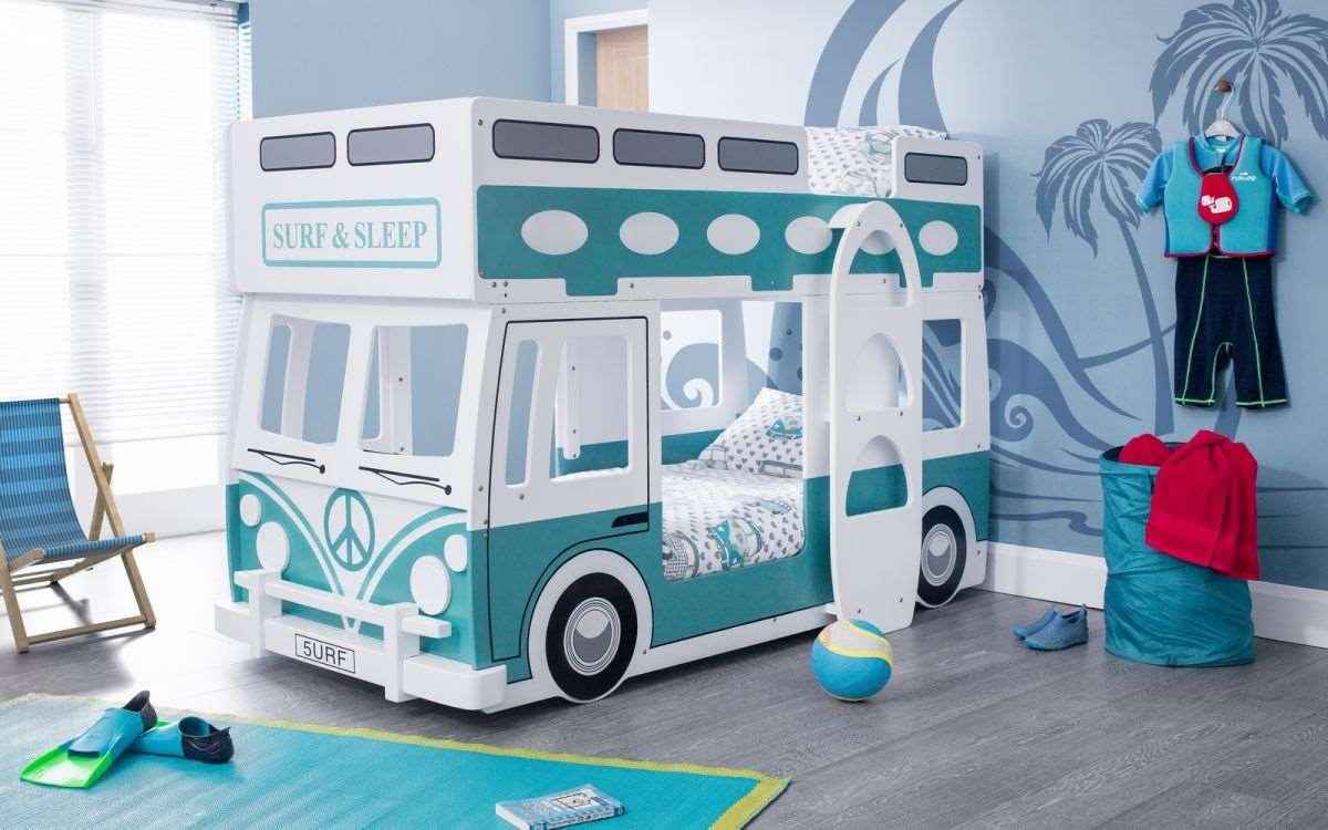 Campervan Premium Wooden Bunk Bed Luxury Kids Bed | LSW Sofas
