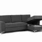 The Casterton Corner Storage Sofa Bed - Dark Grey