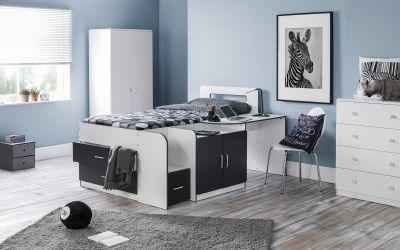 Cookie Premium Fabric Cabin Bed Luxury Storage LSW Sofas