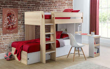 Eclipse Oak Wood Premium Bunk Bed | LSW Sofas
