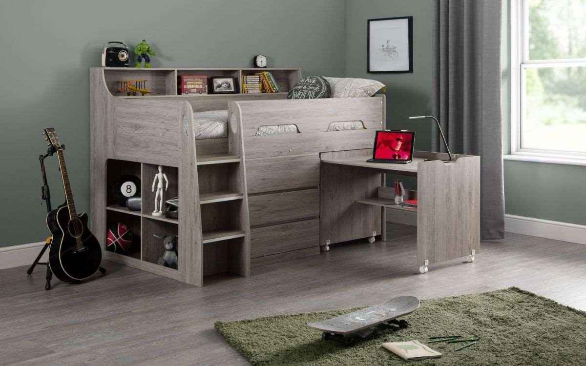 Jupiter Wood Mid Sleeper Bed | Premium Kids Furniture | LSW Sofas