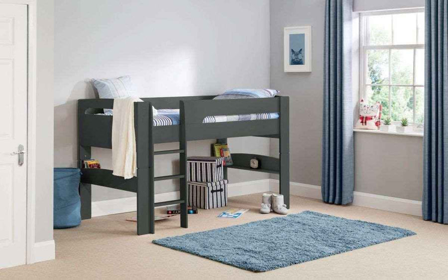 Pluto Wood Luxury Midsleeper Bed with Star Tent | LSW Sofas