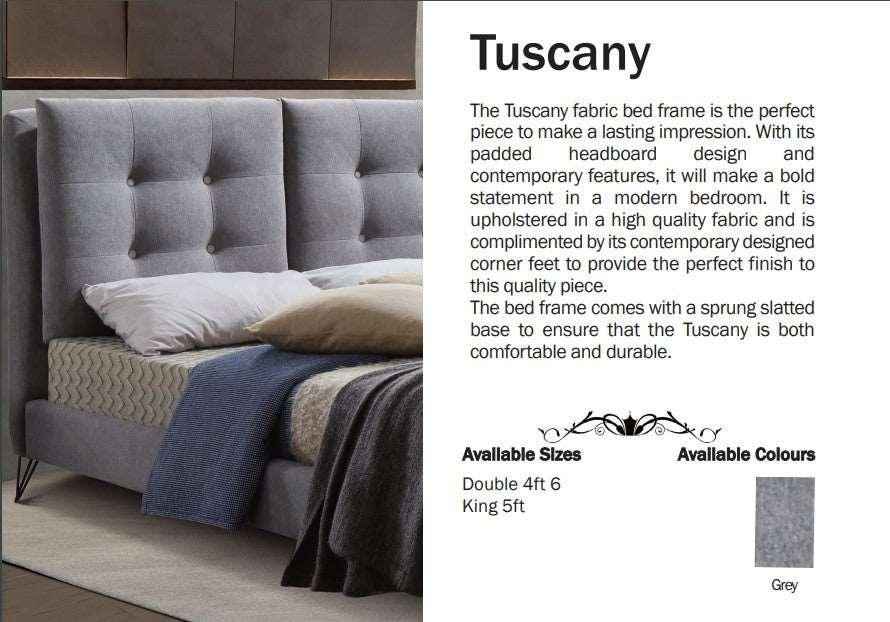 Tuscany Fabric Bed Frame