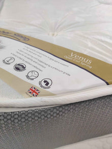 Venus Damask Fabric Premium Pocket Sprung Mattress | LSW Sofas