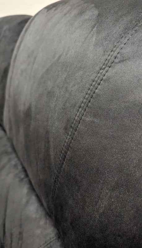 Venus Suede Fabric Power Recliner Corner Sofas With Chaise