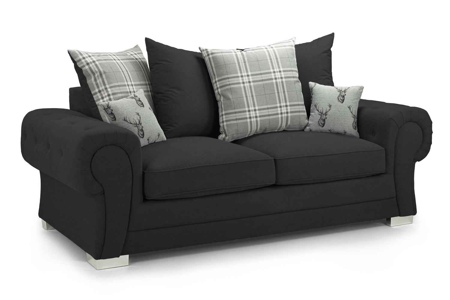 Verona Premium Fabric Sofa Bed Luxury 2 Seater - LSW Sofas