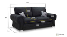 Verona Premium Fabric Sofa Bed Luxury 2 Seater - LSW Sofas