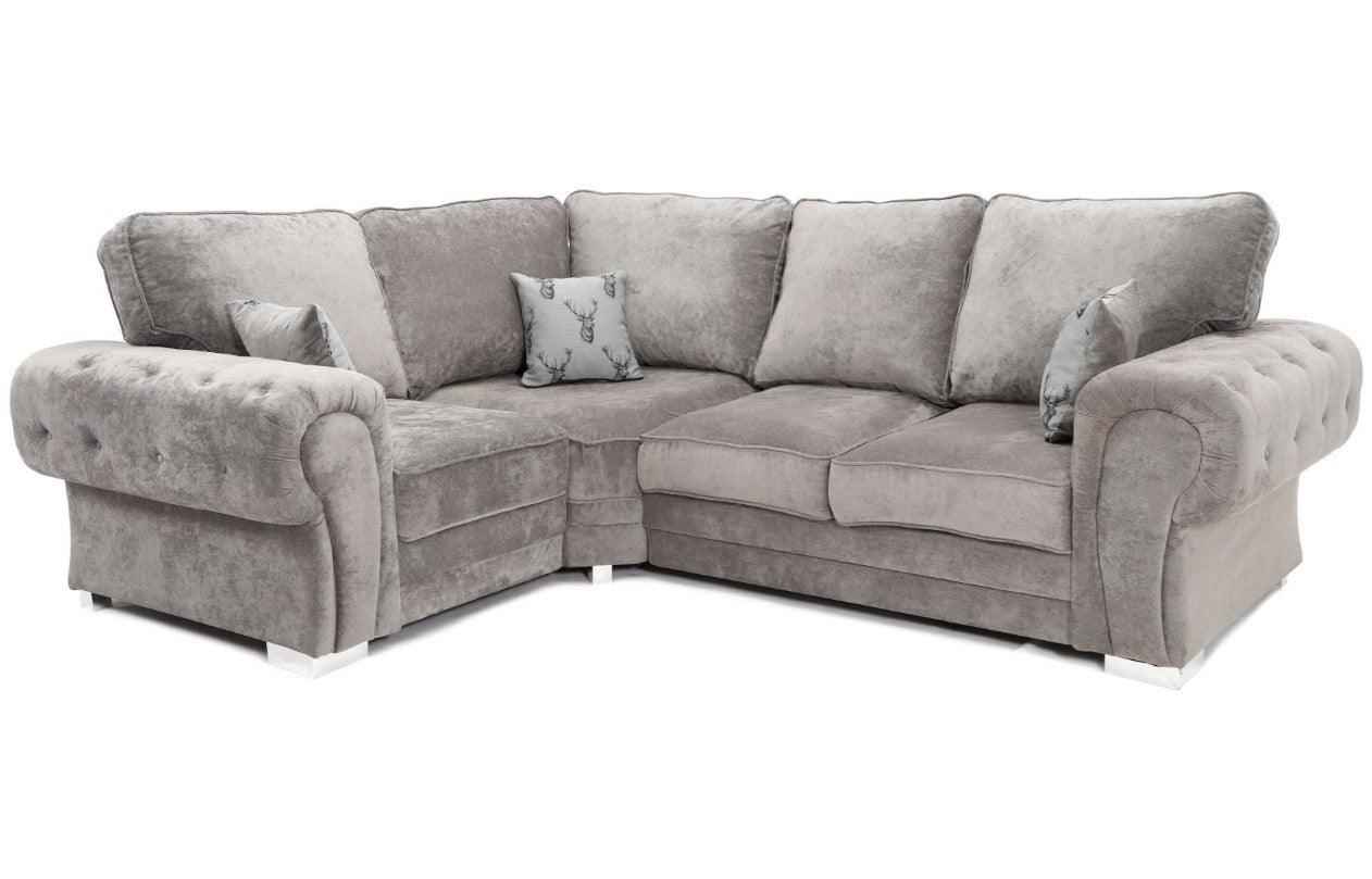 Verona Fabric Corner Sofa bed