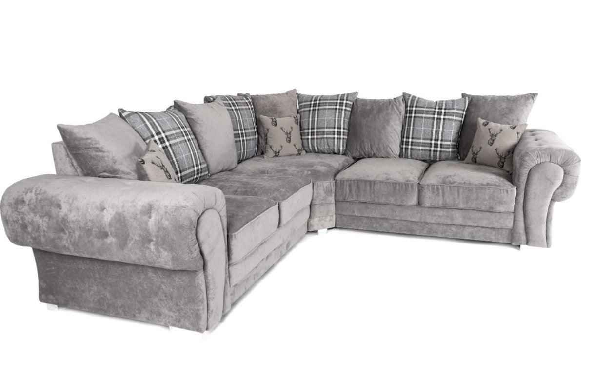 Verona Fabric Corner Sofa bed