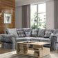 Verona Fabric Corner Sofa bed