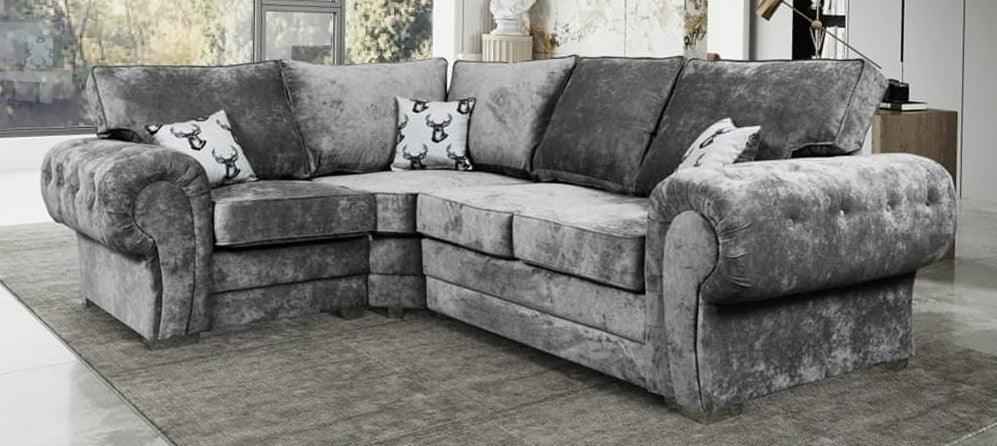 Verona Fabric Formal Back Corner Sofa Collection